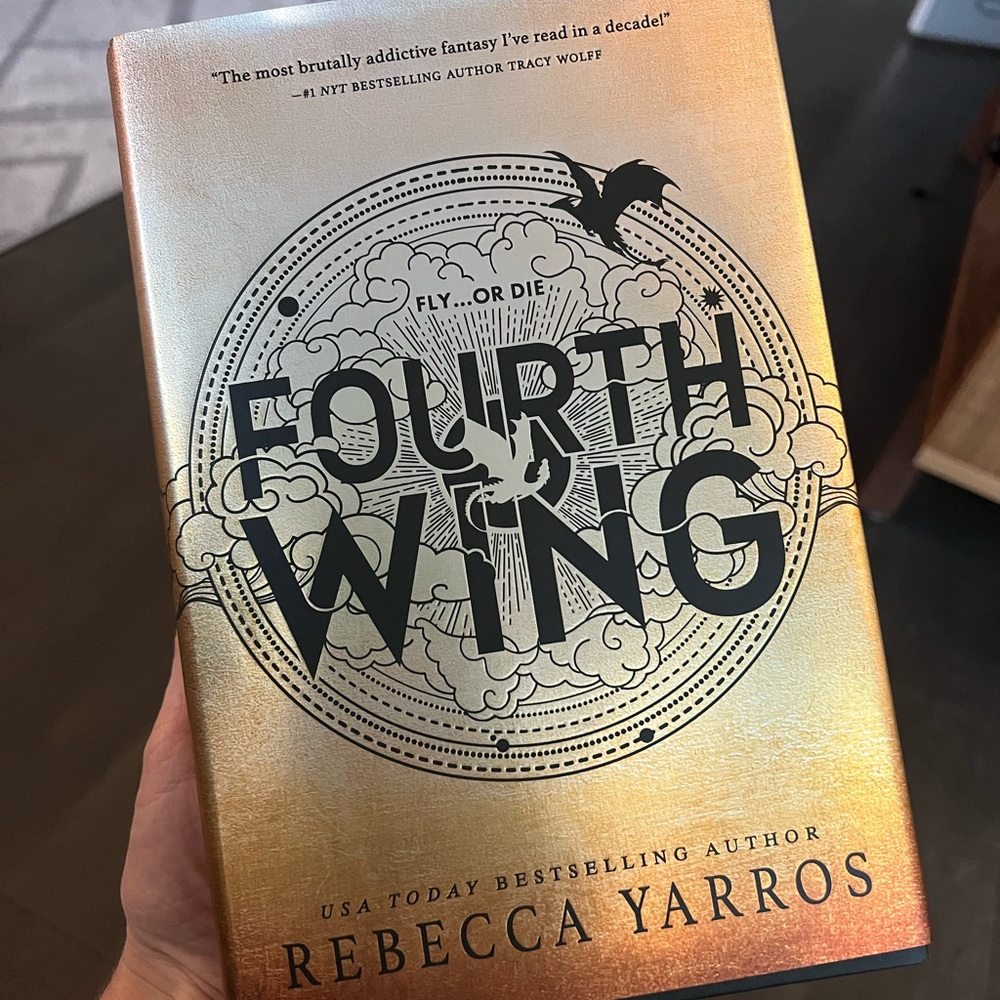 Fourth Wing - First Edition With Sprayed Edges